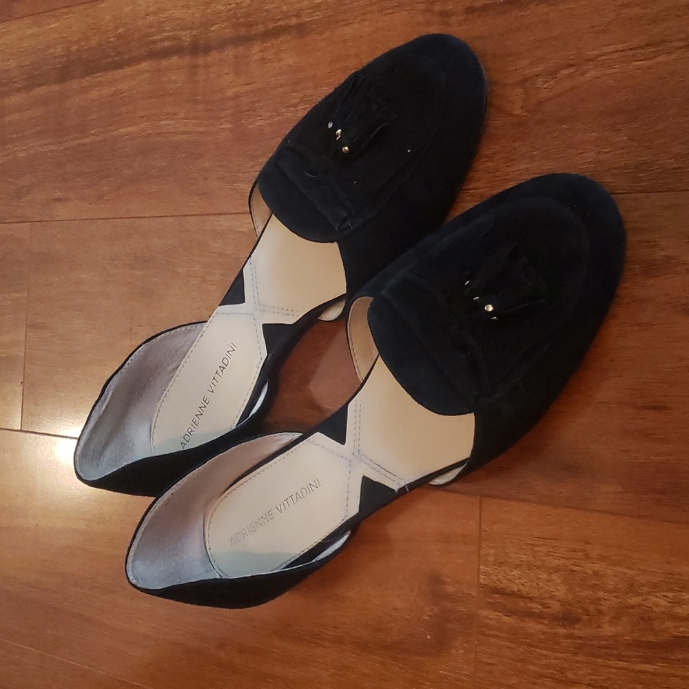 Adrienne Vittadini Suede Loafers
